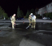 Nachtübung auf der Mieminger Strasse