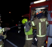 Nachtübung auf der Mieminger Strasse