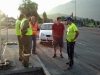Verkehrsregelung wegen Asphaltierung der B 189 in Obermieming