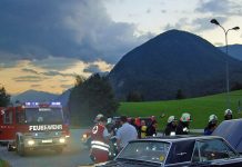 Fahrzeugbrand beim Parkplatz Locherboden