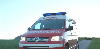 Unterstützung andere Organisation-BR-Mieming MTFA-Mannschaftstransportfahrzeug