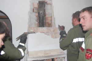 Gebäudebrand Wohngebäude am 27.01.2013, Foto: Freiwillige Feuerwehr Mieming