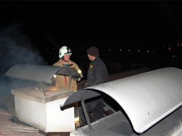 Kaminbrand in Obermieming – Glutreste entfernt Kaminbrand in Obermieming - Glutreste entfernt, Foto: Freiwillige Feuerwehr Mieming