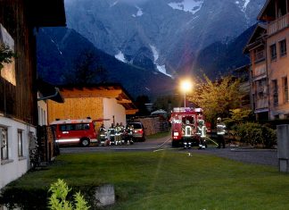 Frühjahrsübung in Obermieming am Bauernhof Scharmer – Mit Nachbarwehren Frühjahrsübung in Obermieming am Bauernhof Scharmer - Mit Nachbarwehren, Foto: Freiwillige Feuerwehr Mieming