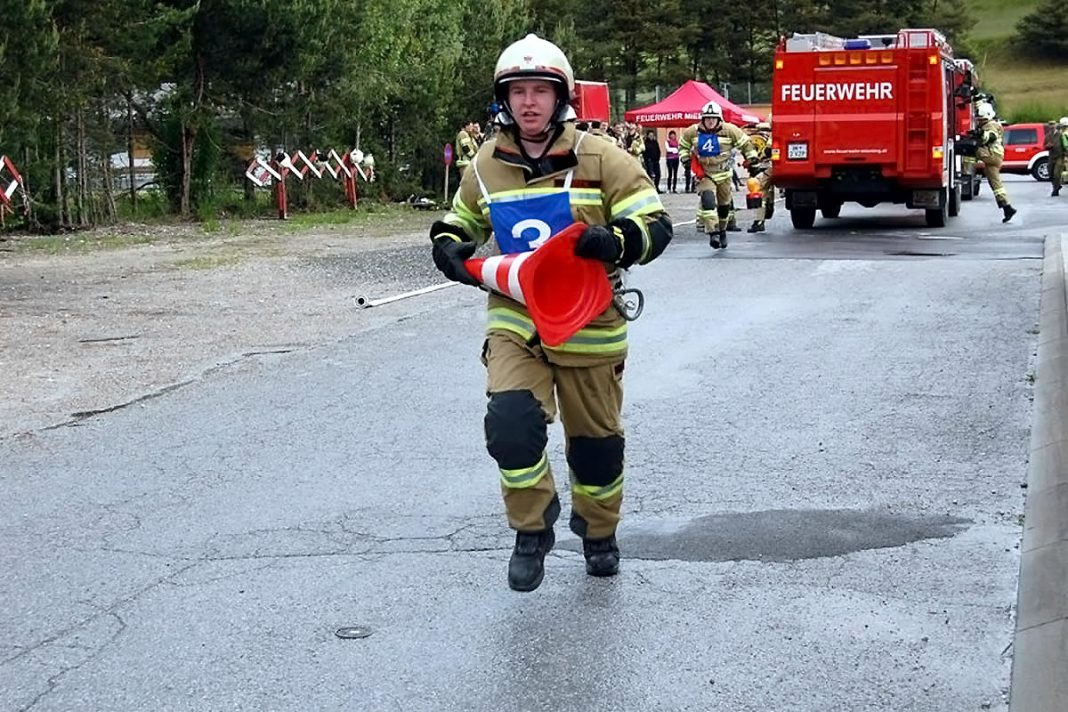 Üben für die Leistungsprüfung "technische Hilfeleistung" - Standard ist eine gute Leistung, Foto: Freiwillige Feuerwehr Mieming