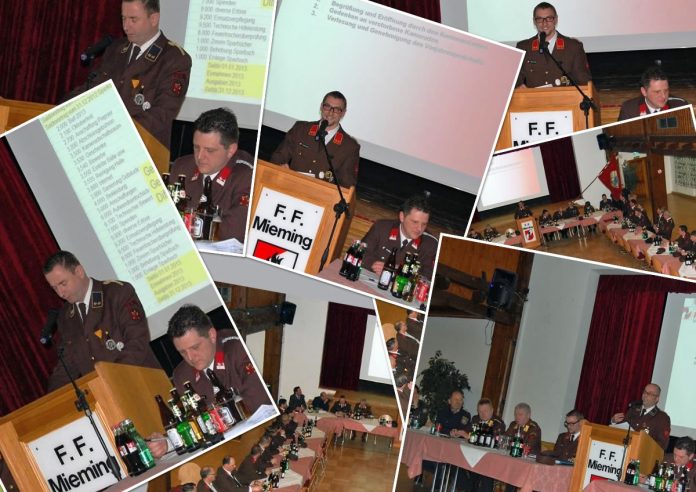 137. Jahreshauptversammlung 2014 - 146 Einsätze im Vorjahr, Infografik: Freiwillige Feuerwehr Mieming