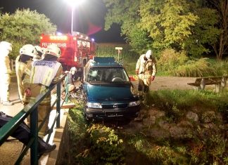 Technische Übung -Übungsszenario Verkehrsunfall Technische Übung -Übungsszenario Verkehrsunfall, Foto: FF Mieming