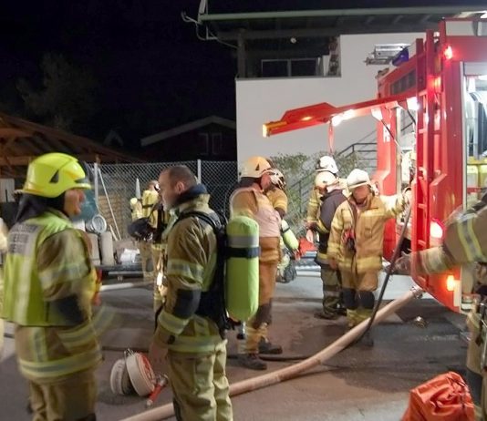 Recyclinghof Untermieming – Herbstübung der Feuerwehr Mieming Herbstübung der Feuerwehr Mieming - "Recyclinghof Untermieming", Foto: FF Mieming
