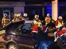 Übung mit dem Roten Kreuz Mötz – „Verkehrsunfall auf der B 189“ Pagerübung mit dem Roten Kreuz Mötz - "Verkehrsunfall auf der B 189", Foto: Mex Dullnig