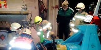 Stationsbetrieb mit den Nachbarn – „Vier Wehren, eine Übung“ Nachbarfeuerwehren: 4 Stationen” für die Feuerwehren aus Obsteig, Mötz, Wildermieming und Mieming, Foto: Freiwillige Feuerwehr Mieming