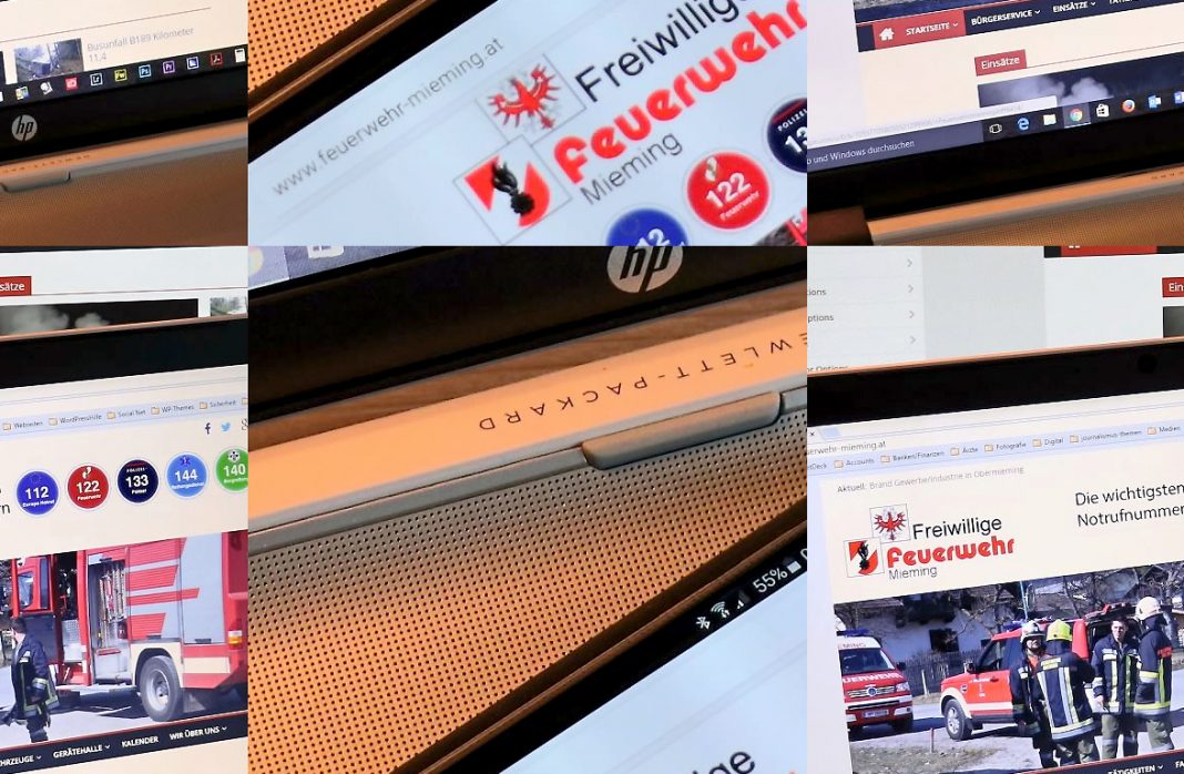 Feuerwehr-Homepage überarbeitet - Kompaktes Format