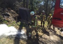 Kleiner Brand im Freien in Untermieming / Weidach Kleiner Brand im Freien Untermieming 08-04-2015