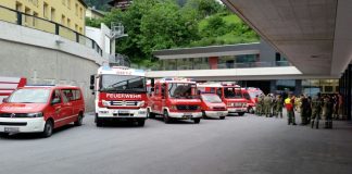 Alarmierung Katastrophenzug Inntal/Mieming nach See im Paznauntal