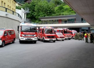 Alarmierung Katastrophenzug Inntal/Mieming nach See im Paznauntal