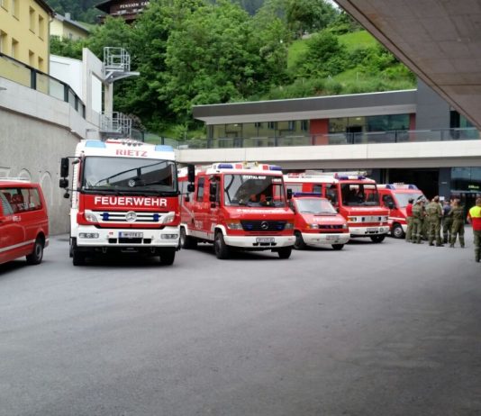 Alarmierung Katastrophenzug Inntal/Mieming nach See im Paznauntal