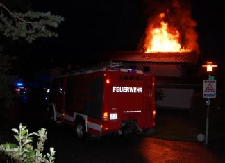 Einfamilienhaus – Dachstuhlbrand in Weidach