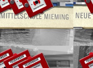 Evakuierungsübungen – Volksschulen und Neue Mittelschule Mieming Evakuierungsübungen - Volksschulen und Neue Mittelschule Mieming, Infografik: Freiwillige Feuerwehr Mieming