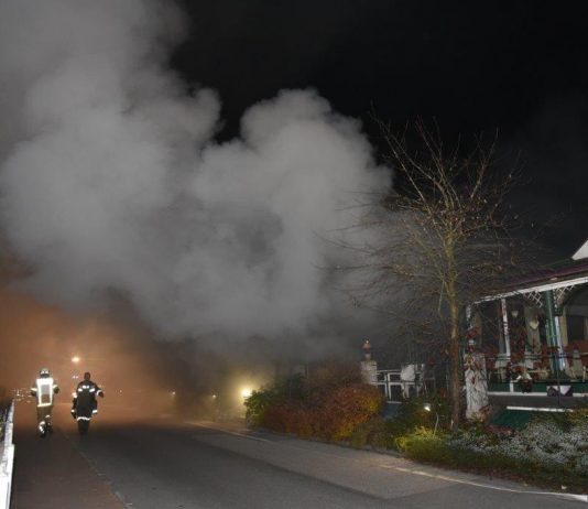 Brand in Sonderbau – Vermuteter Schwelbrand