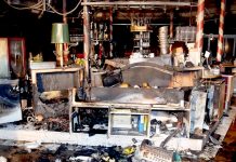 Brand im Greenvieh Obermieming Greenvieh Obermieming - Vermutete Brandursache war ein technischer Defekt, Foto: FF Telfs