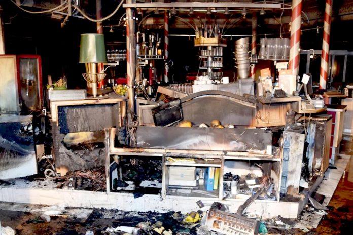 Greenvieh Obermieming - Vermutete Brandursache war ein technischer Defekt, Foto: FF Telfs