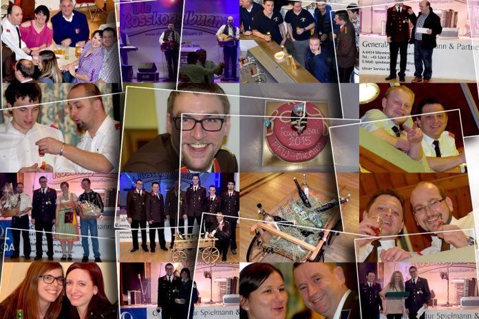 Feuerwehrball 2016 - Live-Musik, Schätzspiel, Feuerbar, Foto-Collage: Mieming-Online.at
