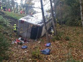 Mieminger Bundesstraße – Schwerer Busunfall B189 Kilometer 11,4