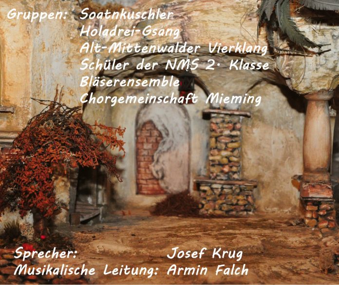 Adventsingen im Gemeindesaal - "Advent - Zeit des Wartens", Infografik: Chorgemeinschaft Mieming