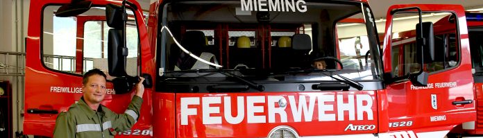 Feuerwehrauto, Lange Nacht der Freiwilligen Feuerwehr Mieming