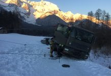 Beinahe Fahrzeugabsturz