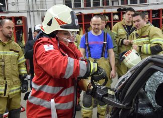 Tauschübung mit der Bergrettung Mieming und dem Roten Kreuz Mötz