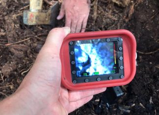 Brandeinsatz und Wasserpumpen