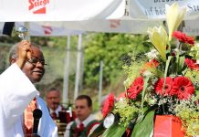 140 Jahre Jahre Feuerwehr Mieming – Festmesse, Pumpenweihe, Florianifeier, Sicherheitsnachmittag Pumpenweihe beim Feuerwehrjubiläum, Foto: Knut Kuckel