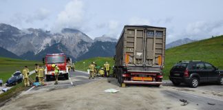 Fahrbahnreinigung nach Verkehrsunfall