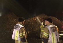 Brand in einer Kompostieranlage in Stams