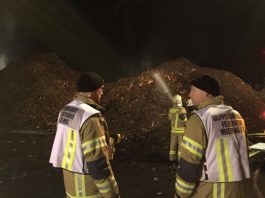 Brand in einer Kompostieranlage in Stams