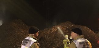 Brand in einer Kompostieranlage in Stams