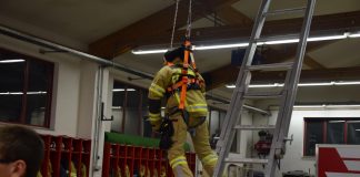 Übungsabend zum Thema Sichern und Auffangen