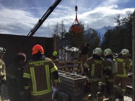 Höhenrettung in Obermieming