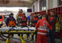 Tauschübung mit dem Roten Kreuz Telfs und der Bergrettung Mieming