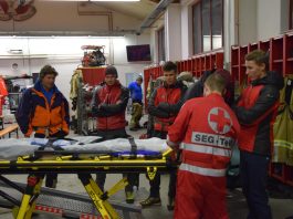 Tauschübung mit dem Roten Kreuz Telfs und der Bergrettung Mieming