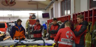 Tauschübung mit dem Roten Kreuz Telfs und der Bergrettung Mieming