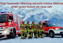 Weihnachtsgrüße Feuerwehr Mieming