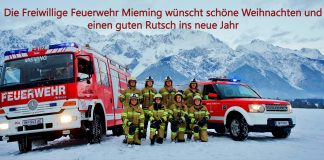 Weihnachtsgrüße Feuerwehr Mieming