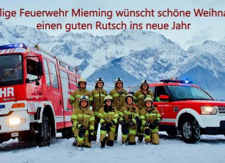 Weihnachtsgrüße Feuerwehr Mieming