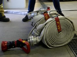 Übung Brand mit Stationsbetrieb