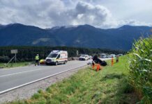 Fahrzeugüberschlag auf der Landesstraße 236