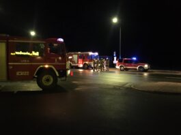 Neujahrseinsatz – Mülleimerbrand