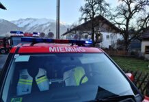 Gemeldeter Dachstuhlbrand am Silvestertag
