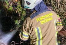 Brand im Freien