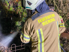 Brand im Freien